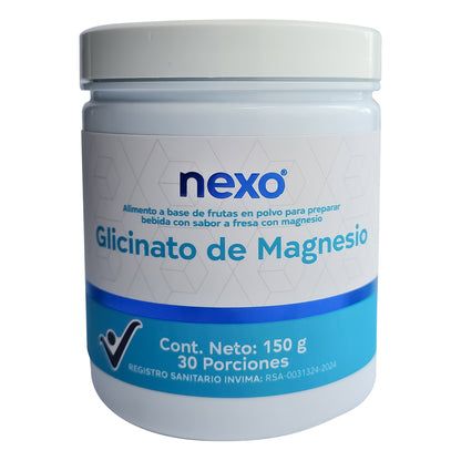 Glicinato de magnesio en polvo 150g nexo