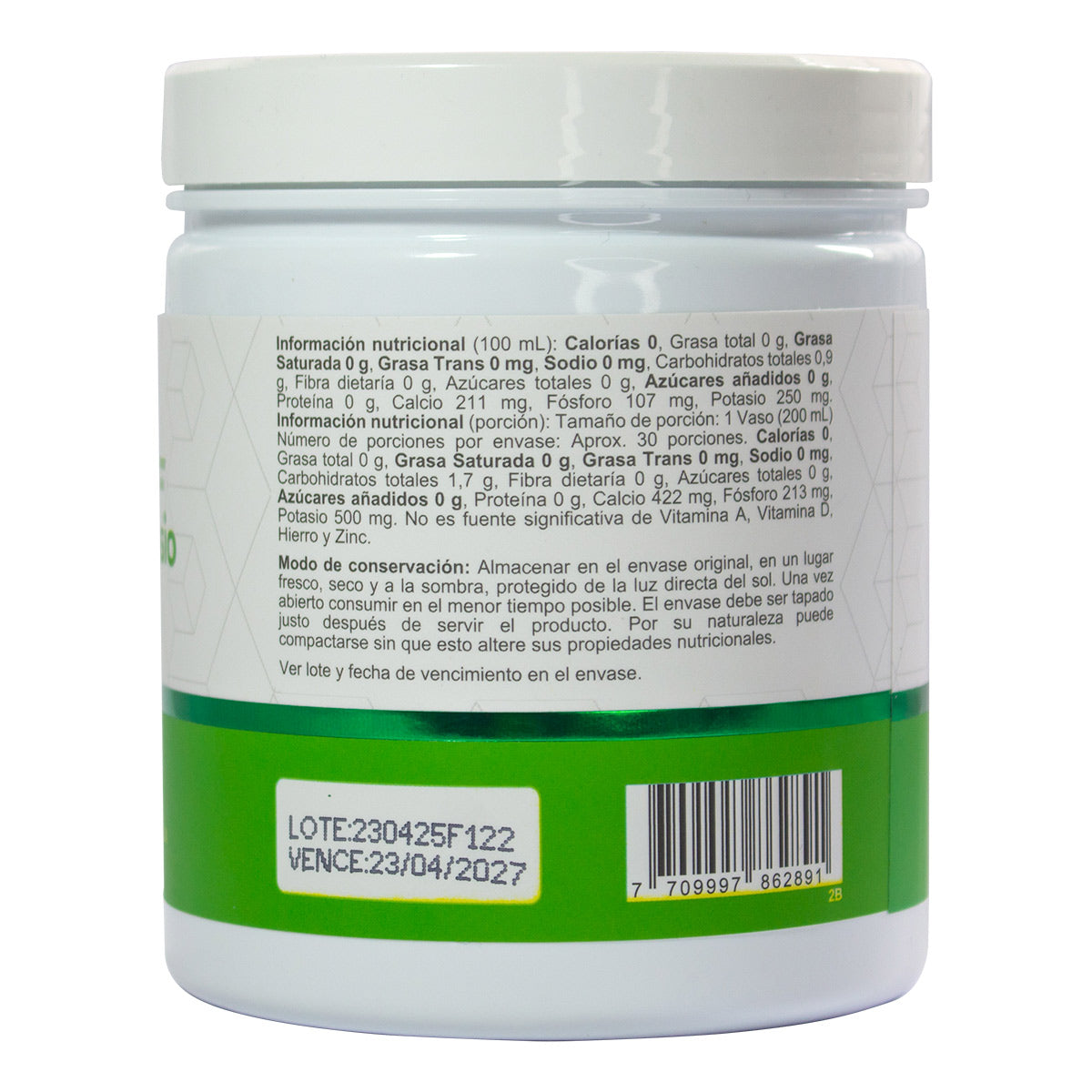 Citrato de Potasio en Polvo 150gr nexo