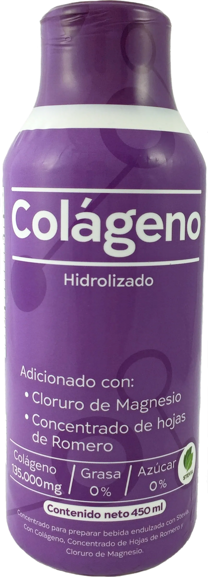 Colágeno Hidrolizado con Cloruro de Magnesio, Romero, BCAA´s y Vitamina C